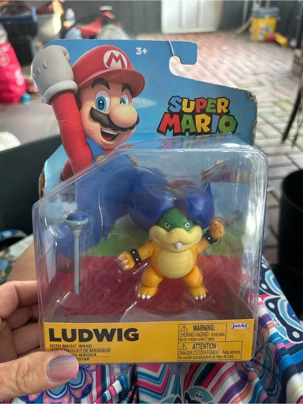 Nintendo Ludwig Figure with Blue Helmet and Yellow Shell